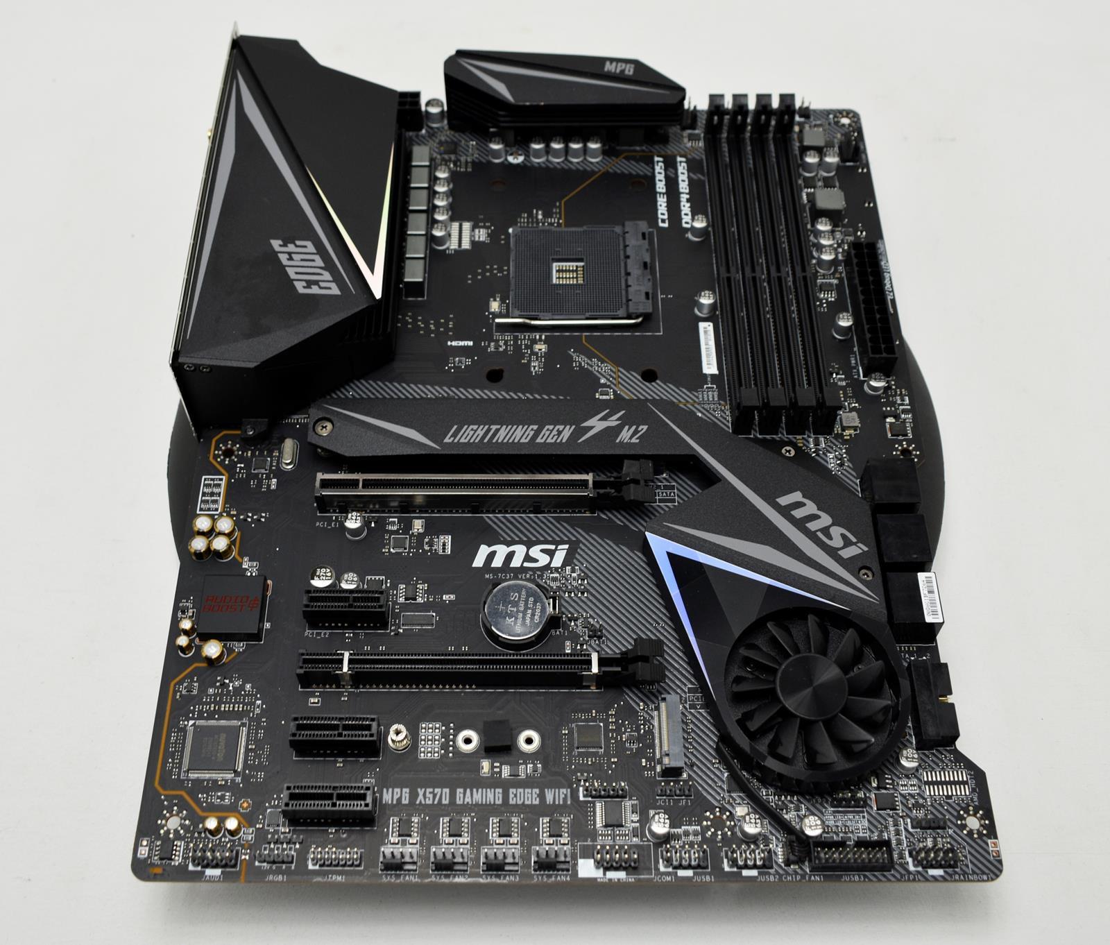 Incomplete Msi Mpg X570 Gaming Edge Wifi Desktop Motherboard Mpg X570 Gaming Edg Ebay