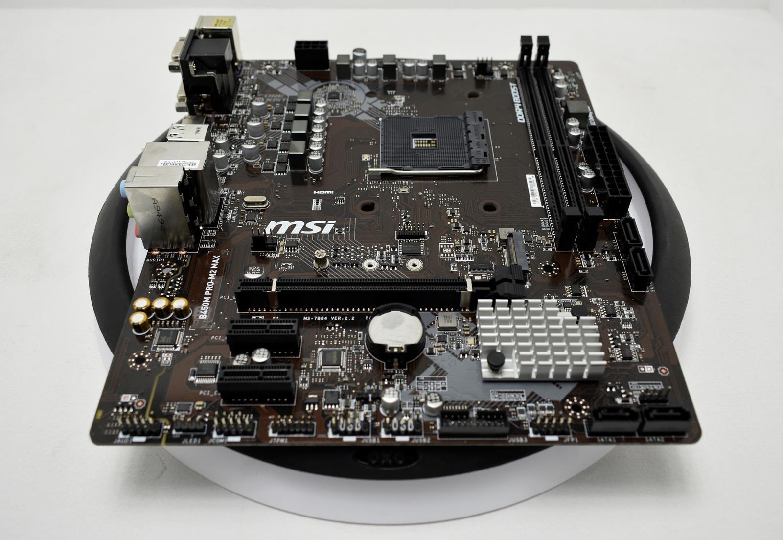 Barebones MSI B450M PROM2 MAX AMD AM4 DESKTOP MOTHERBOARD eBay