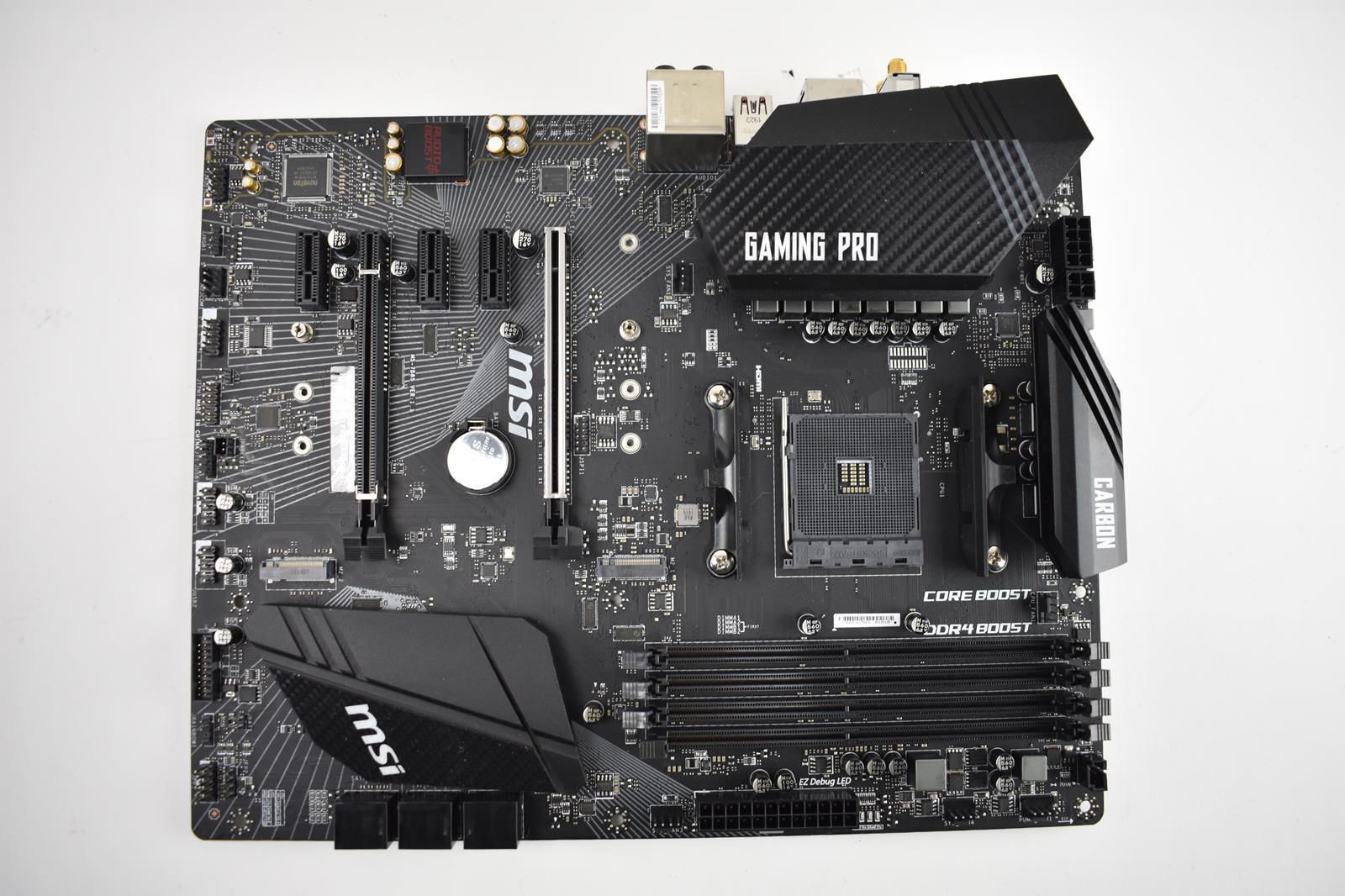 MSI B450 GAMING PRO CARBON AC DESKTOP MOTHERBOARD #9358 | eBay